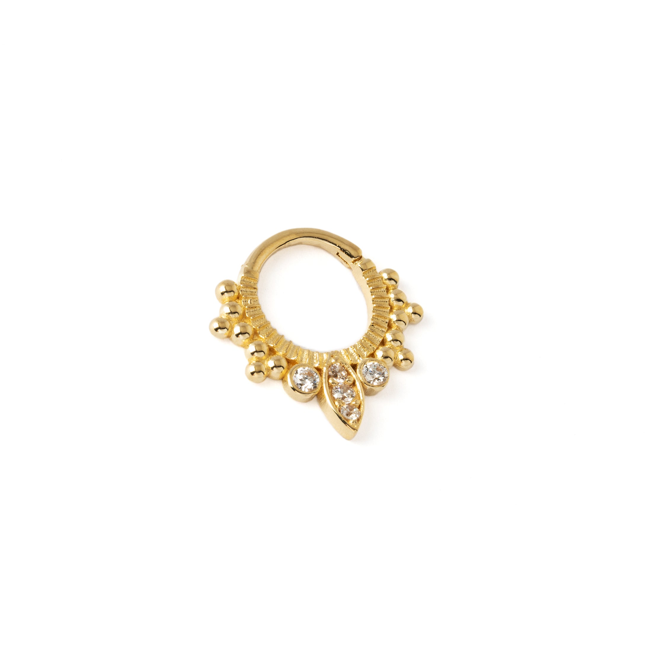Gold Lydia Septum Clicker | Lydia Septum Clicker | Tribu