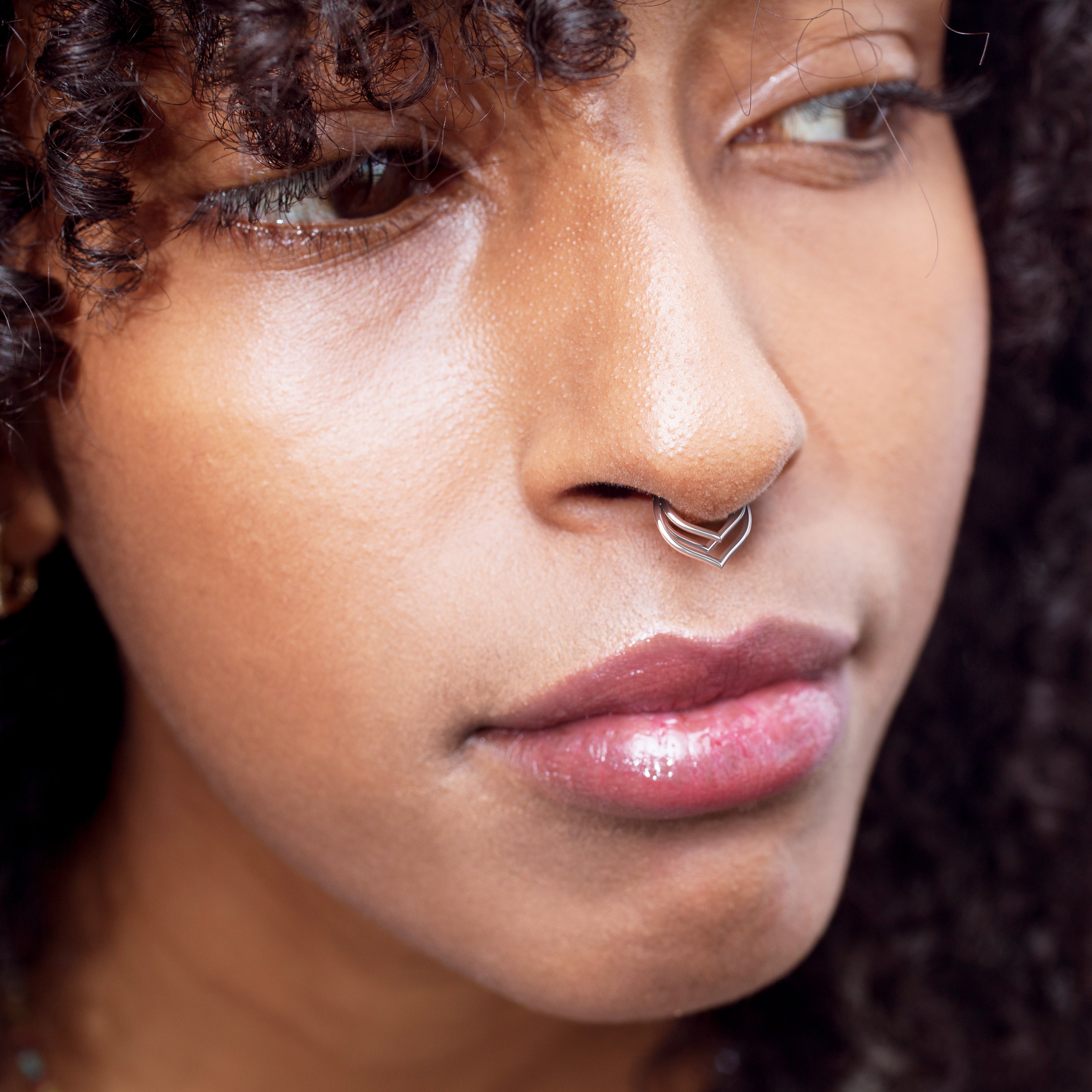 Lotus Petal Clicker Ring