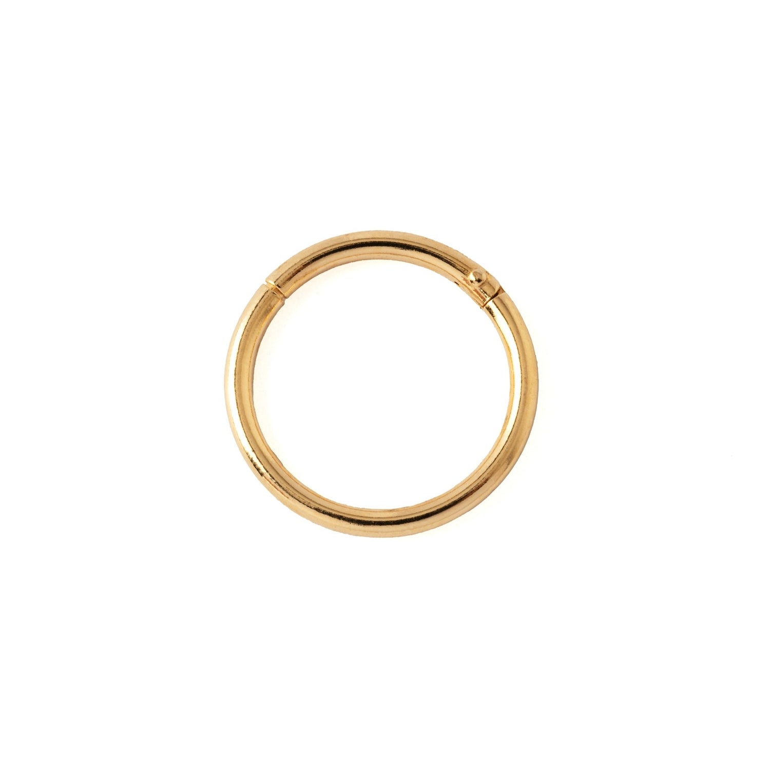 18K Gold Clicker Ring frontal view