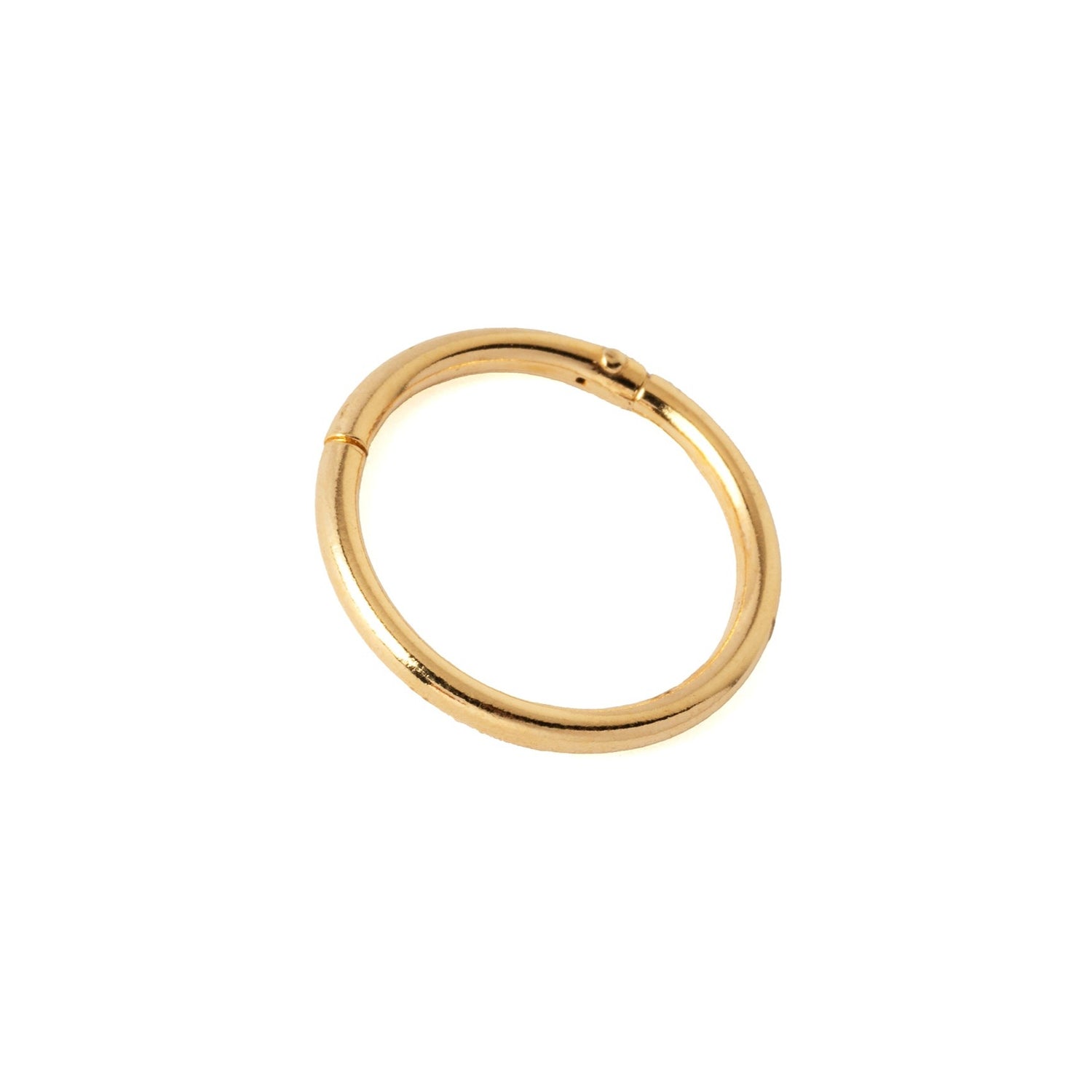 18K Gold Clicker Ring right side view