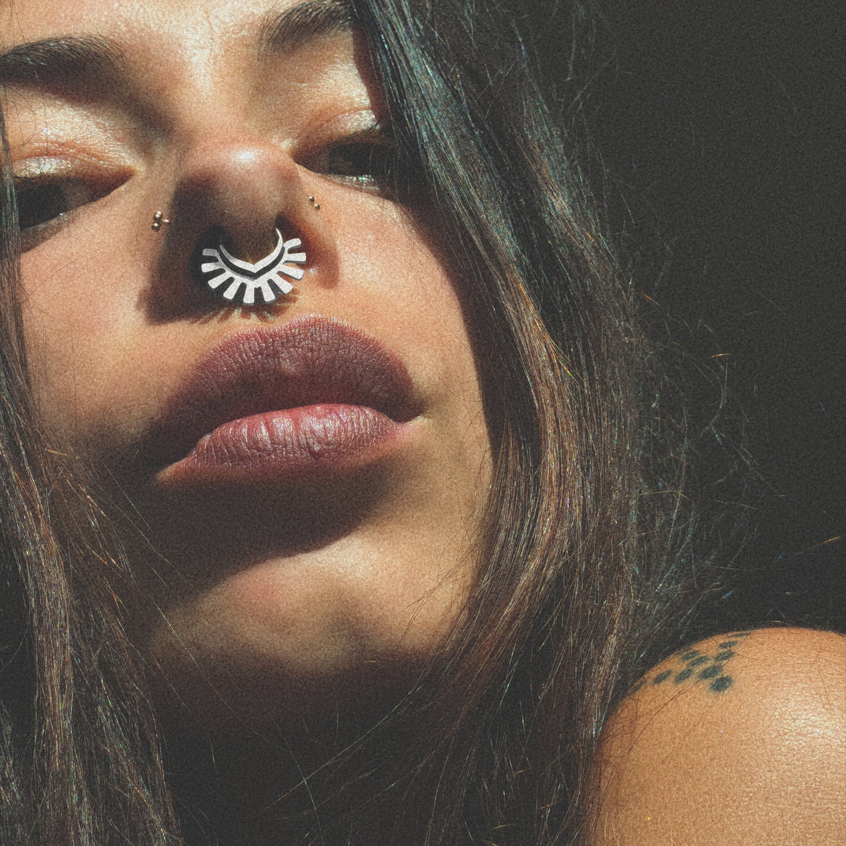 Prisha - Clicker de septum doré