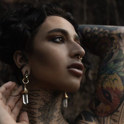 Ashara Hangers - Topaz and Quartz