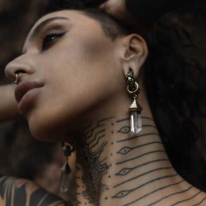 Ashara Hangers - Topaz and Quartz