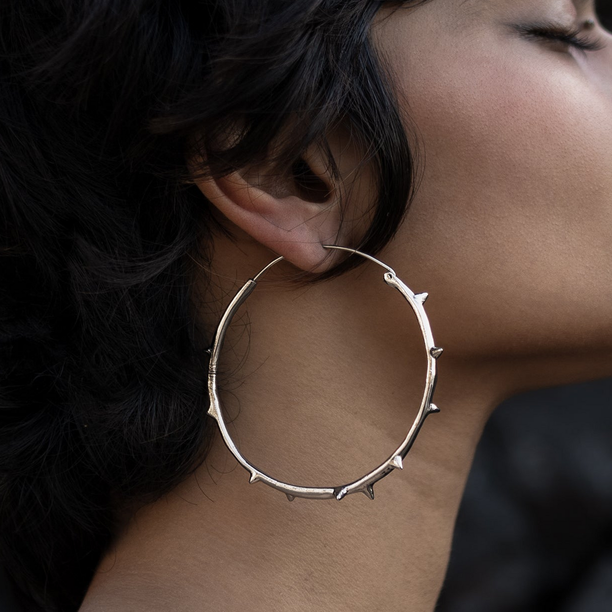 Thorn Hoop Earrings
