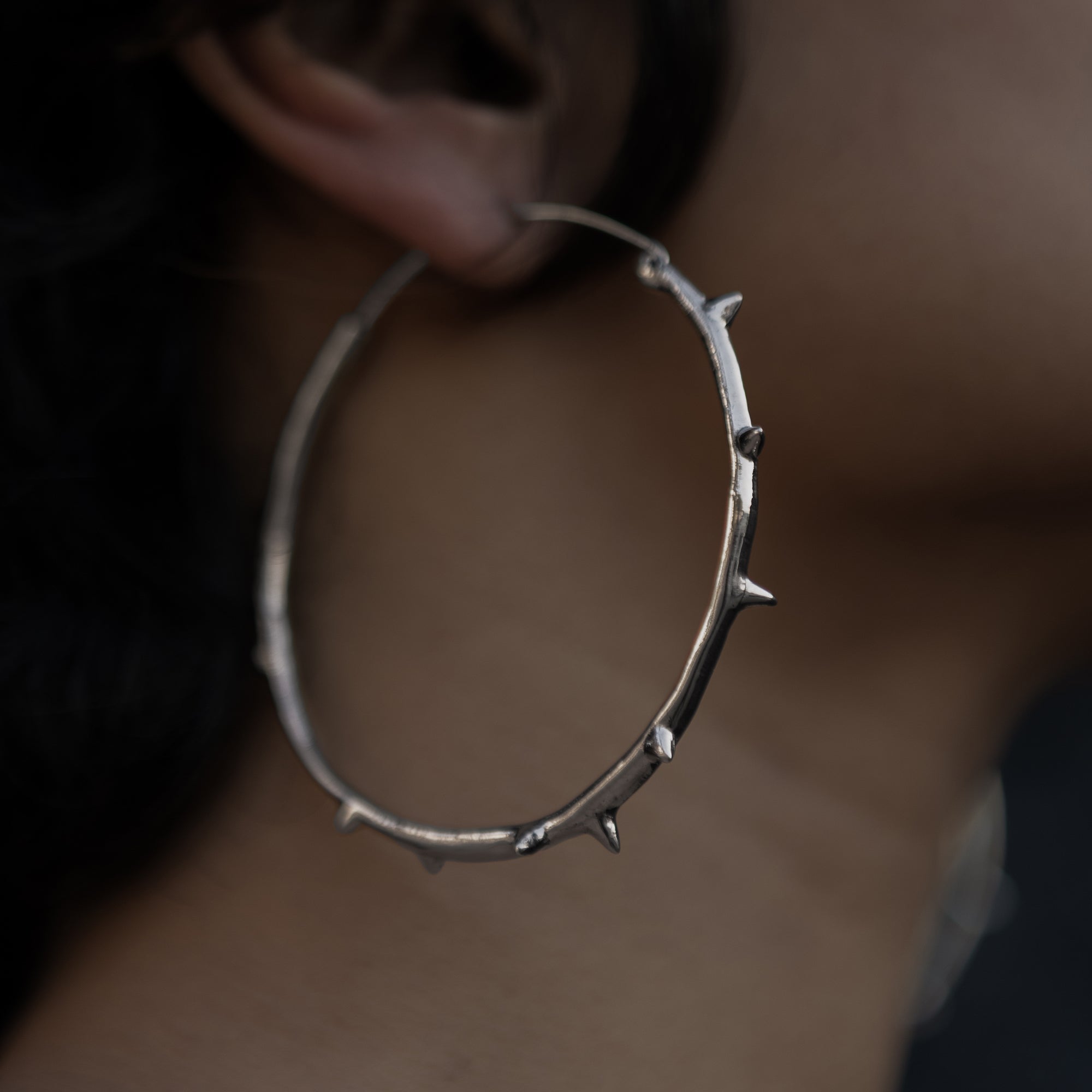 Thorn Hoop Earrings