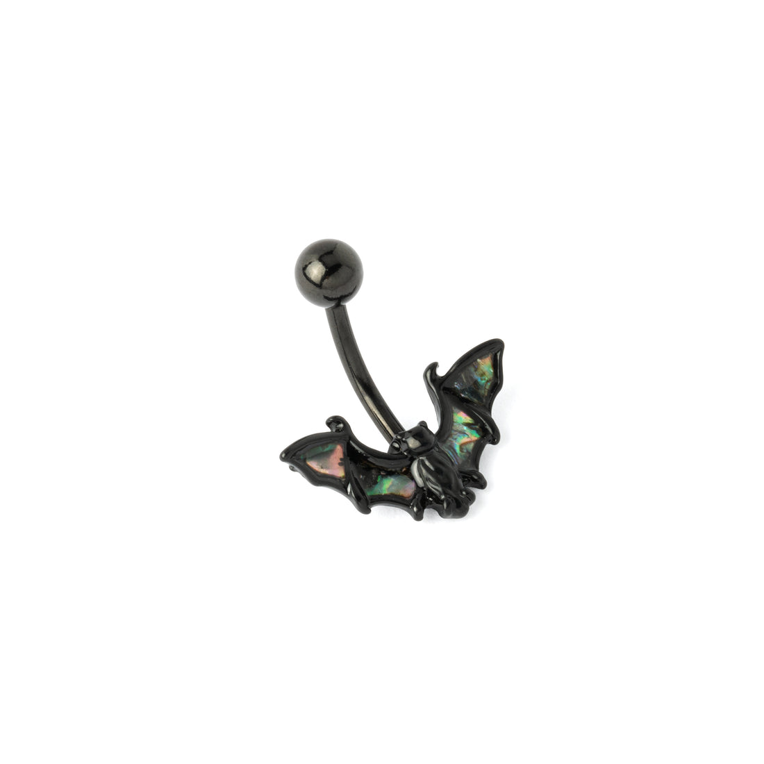 Abalone Bat Belly Piercing