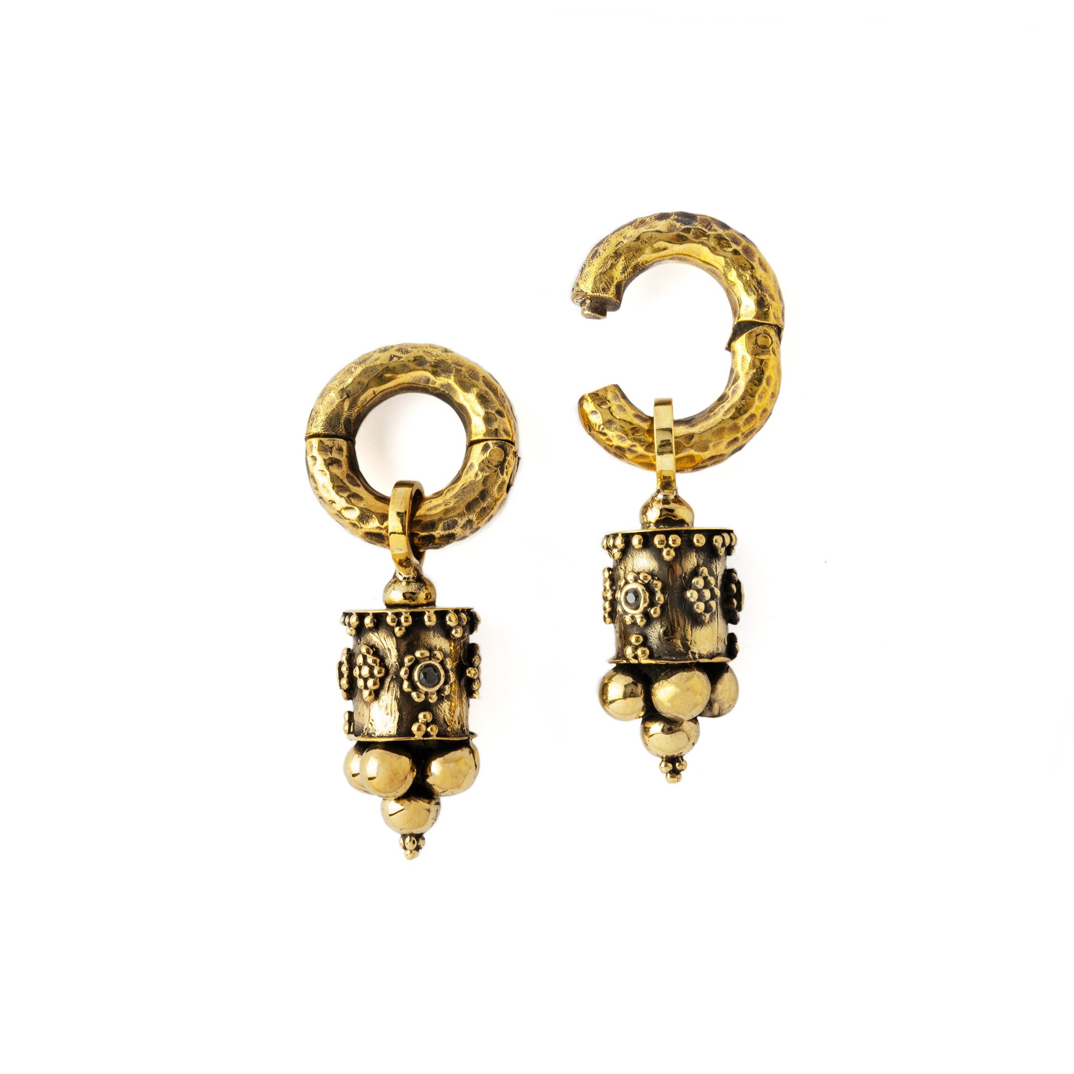 Afghan Ear Weights with Gem