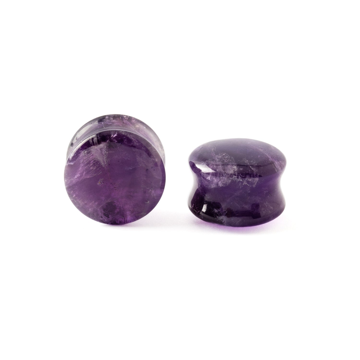 Amethyst Plug front and side view