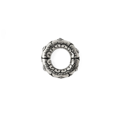 Ashara Silver Clicker Ring with Amethyst side view