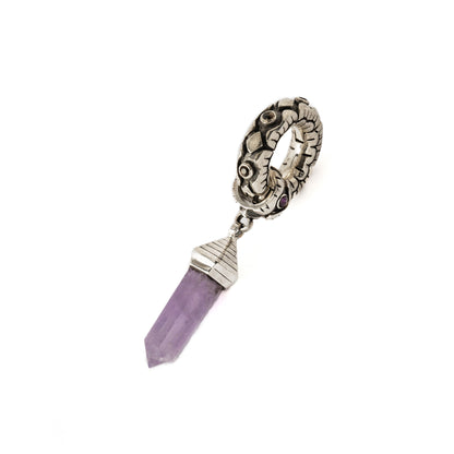 Ashara Silver Hanger with Amethyst