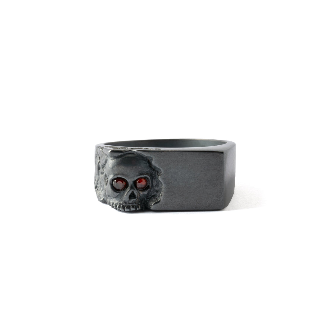 Black Silver Break Free Skull Ring