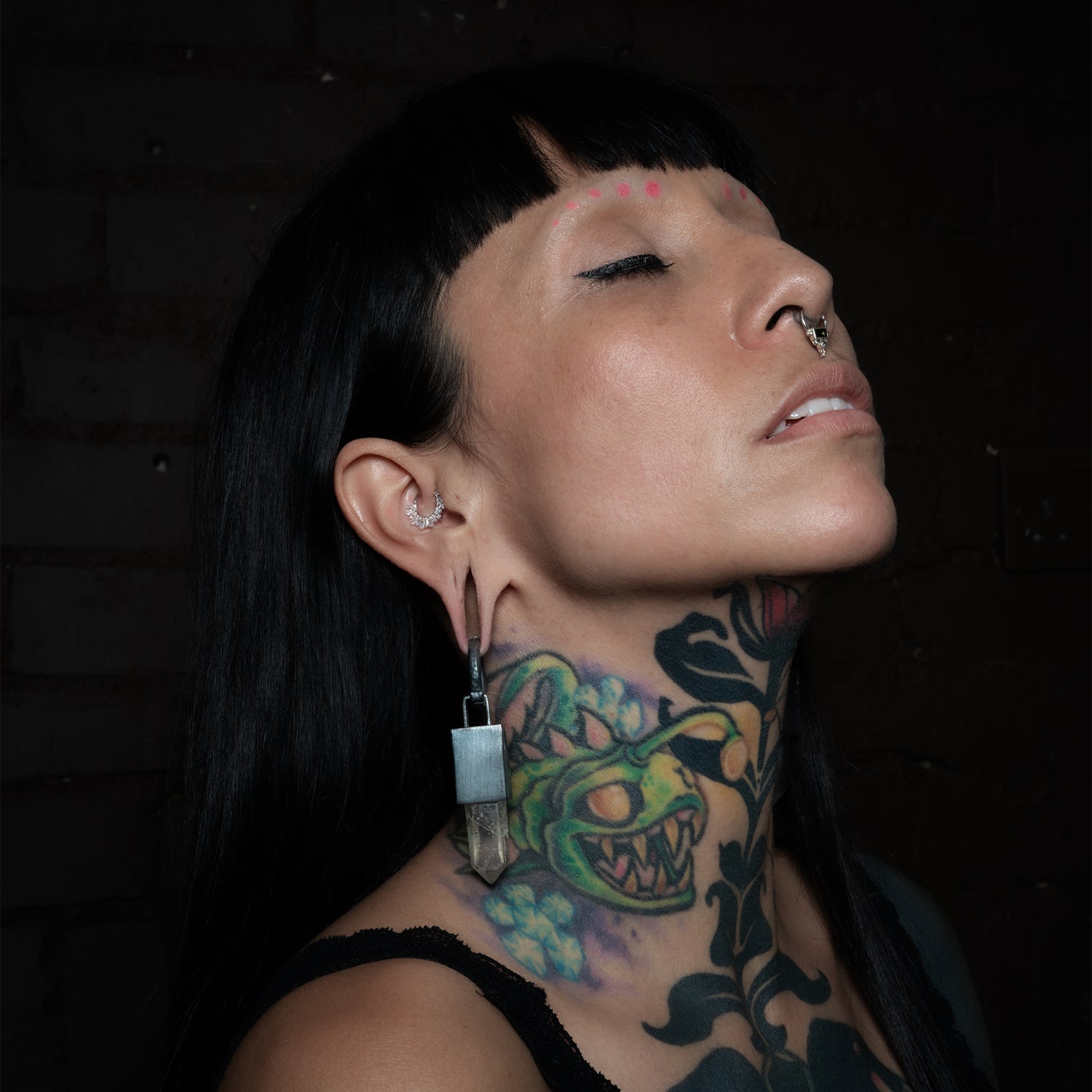 Zirconia Rays Septum Clicker