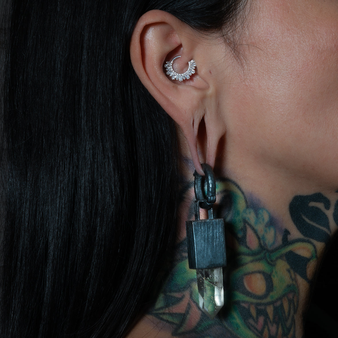 Zirconia Rays Septum Clicker