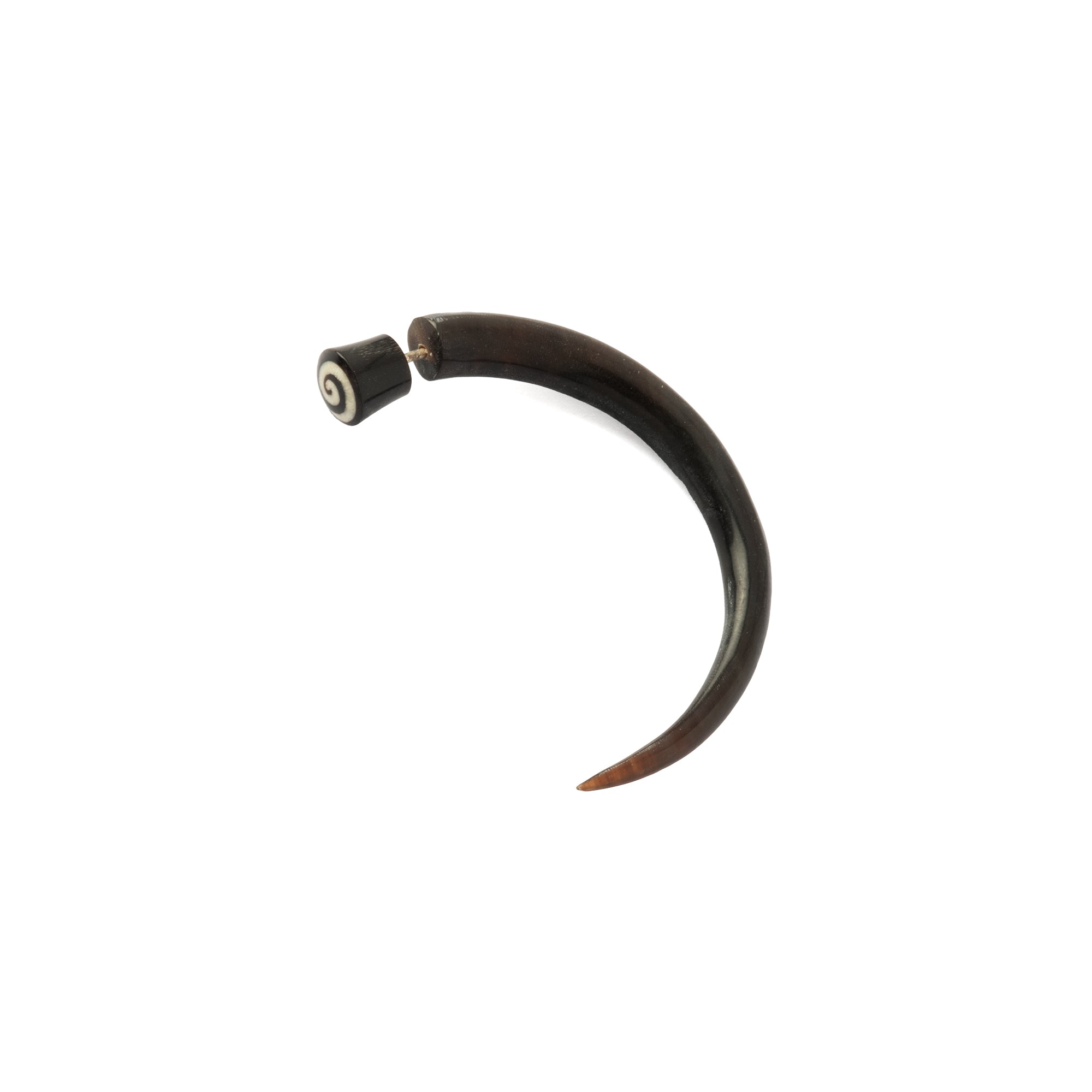 Las Dalias Spiral Fake Gauge Earrings