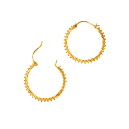 Indian Gold Hoops