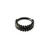 Didi Black Clicker Ring frontal view