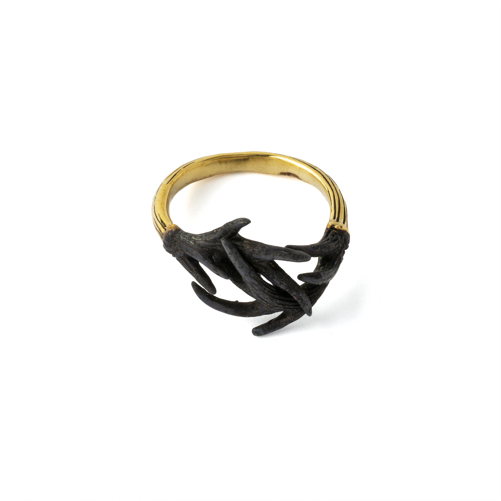 Entwined Antler Ring