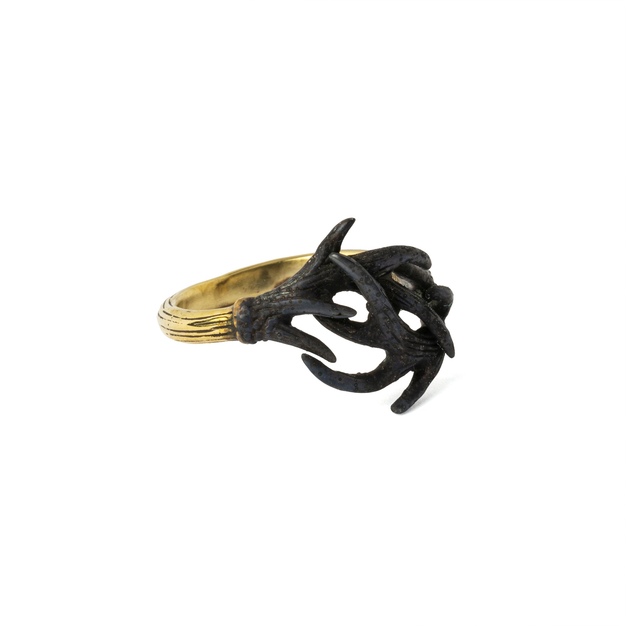 Entwined Antler Ring