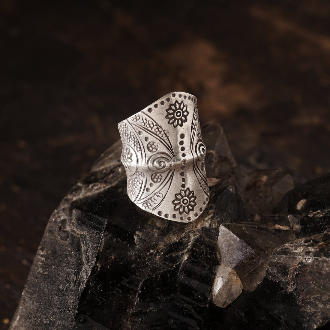 Fable Adjustable Silver Ring