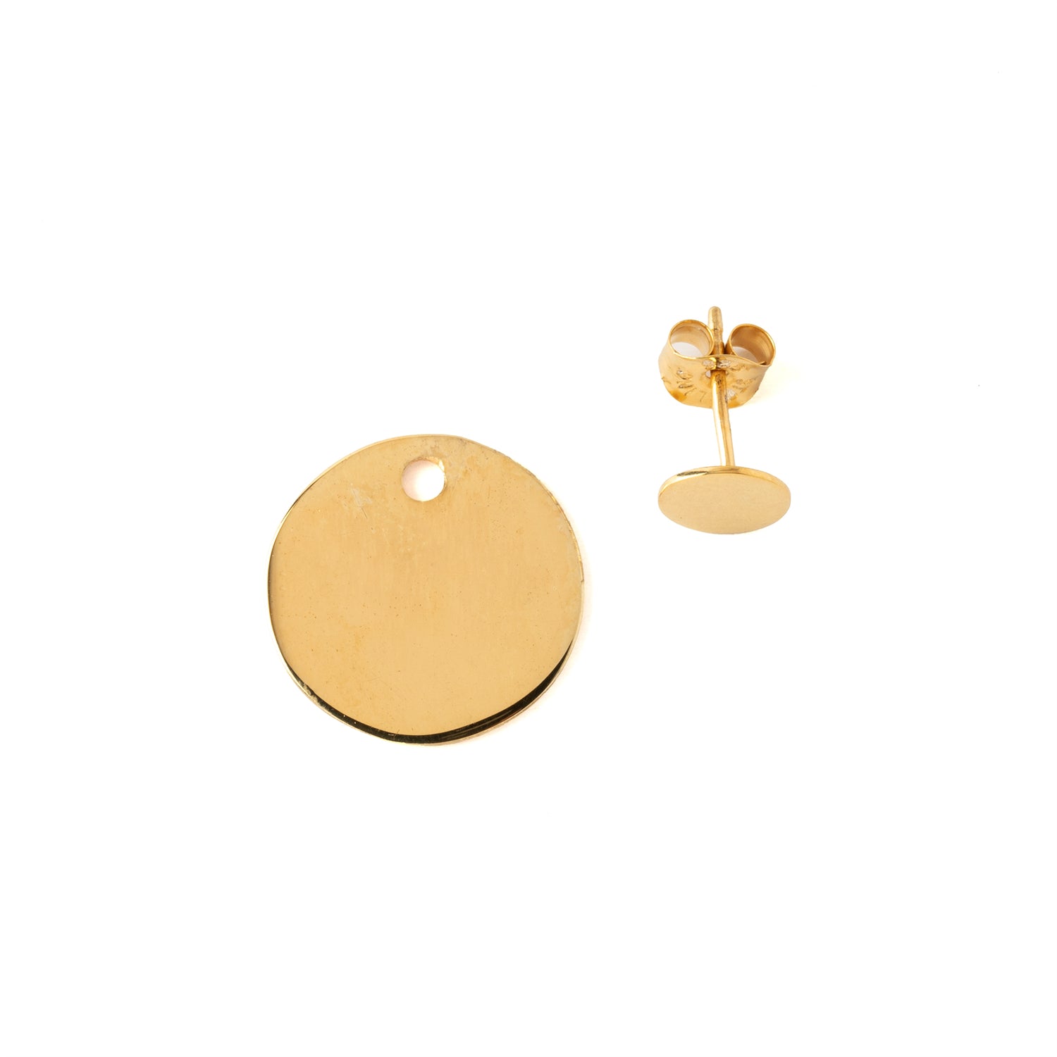 Gold Disc Ear Jacket