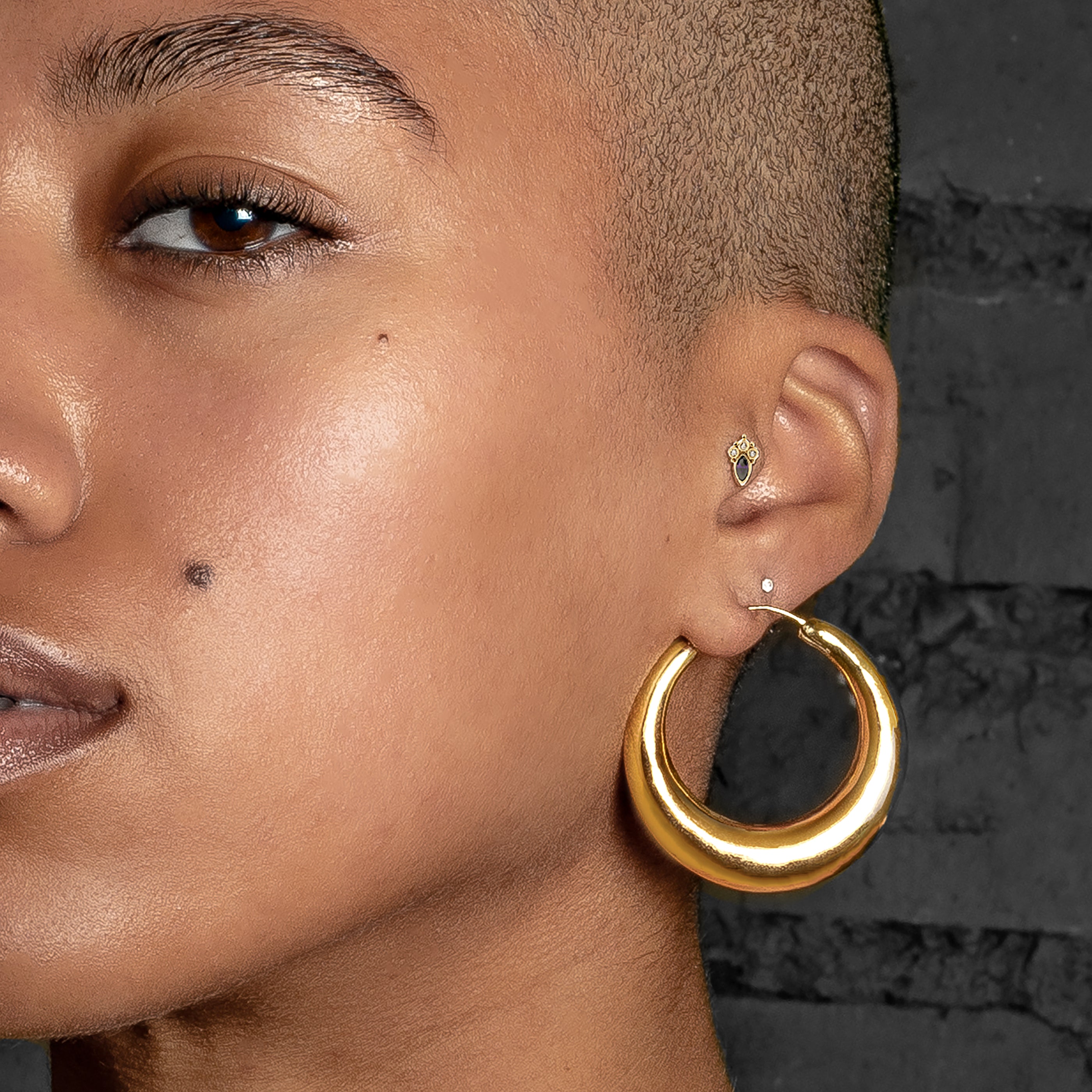 Gold on sale labret jewelry