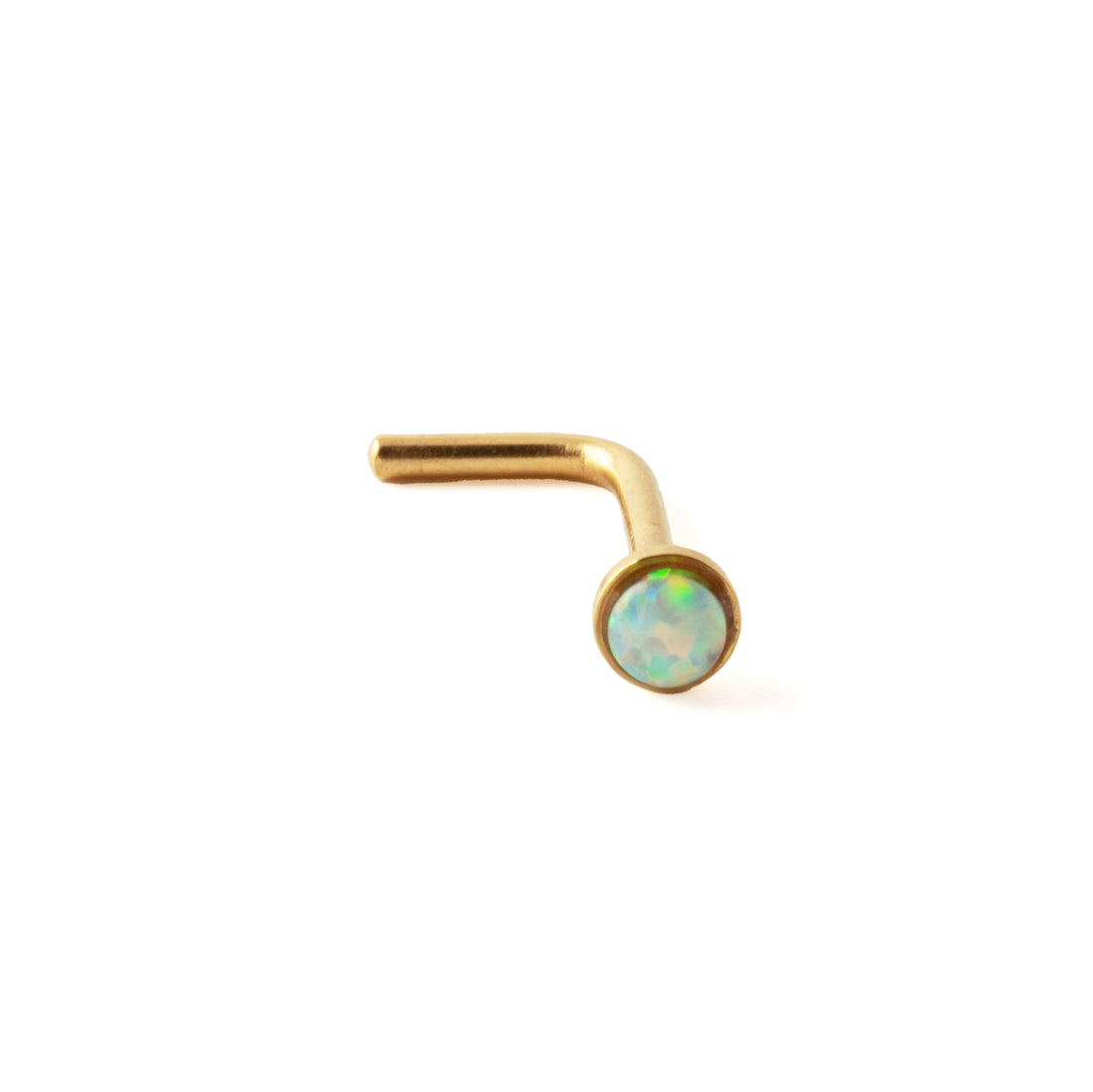 Nose Stud with Opal