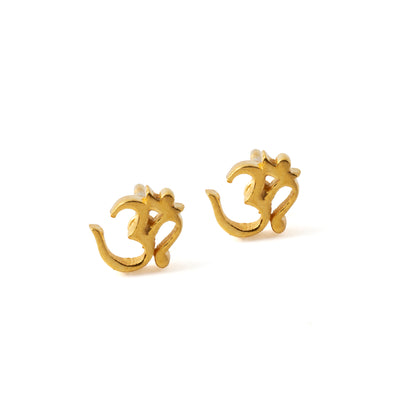 Om Ear Studs