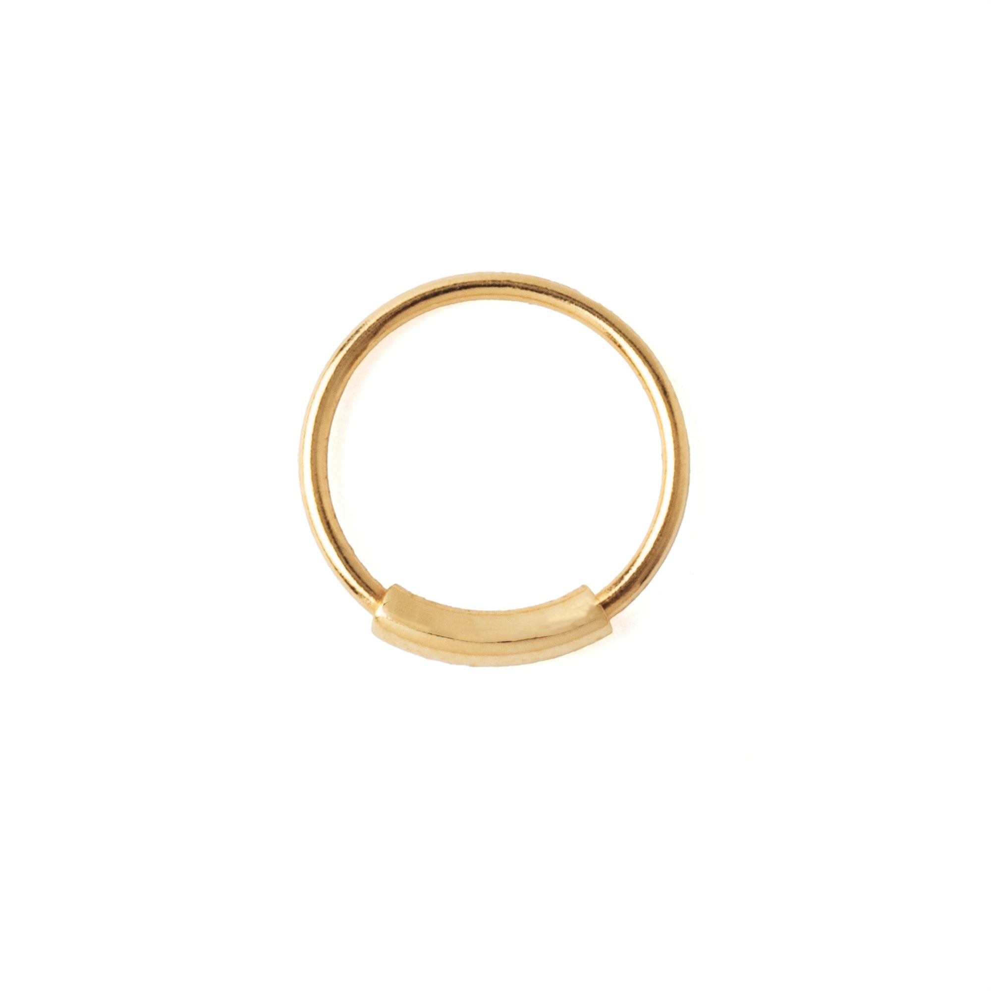 18K Gold Pirate Nose Ring