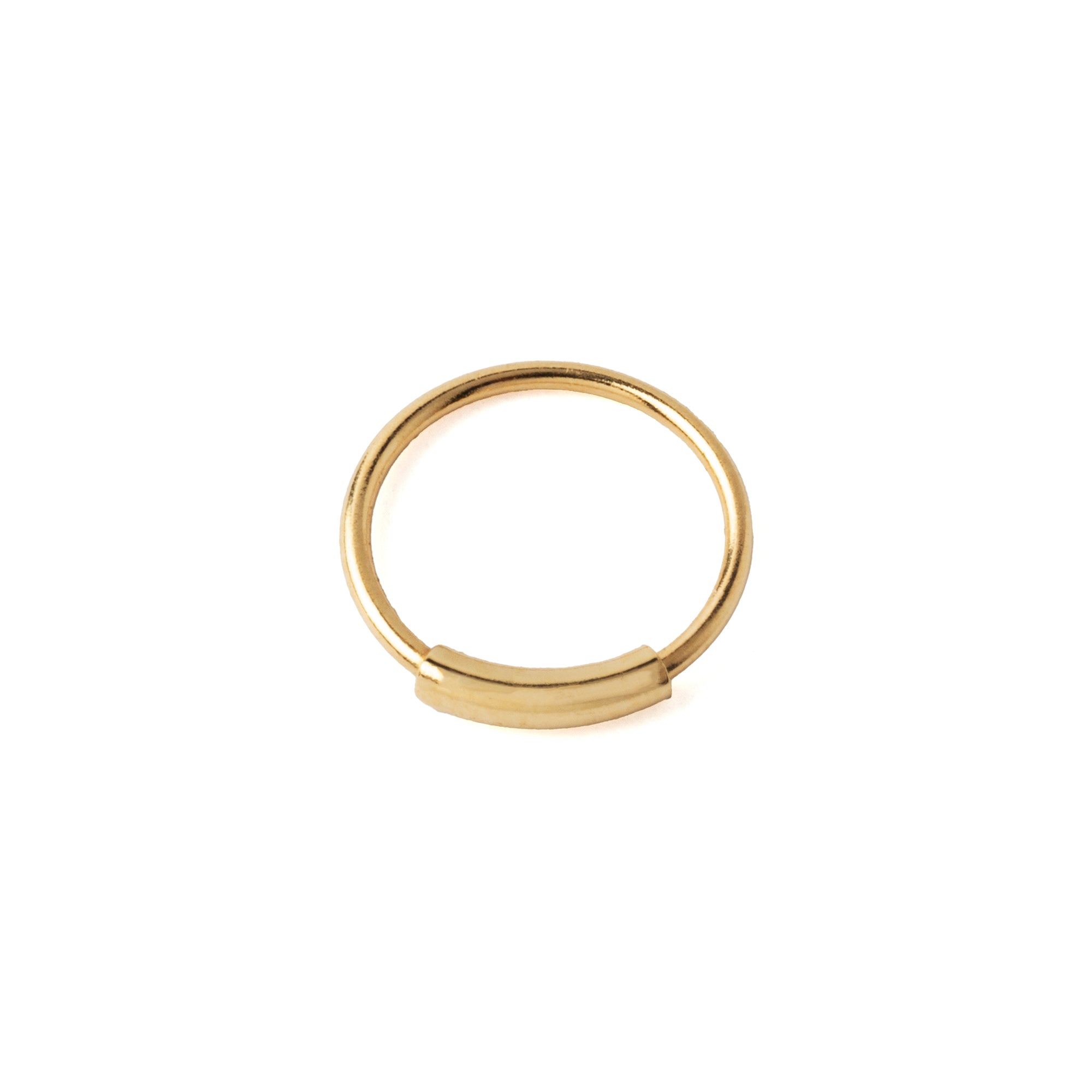 18K Gold Pirate Nose Ring