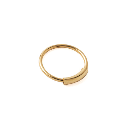 18K Gold Pirate Nose Ring