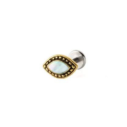 Golden Agatha Labret with MOP