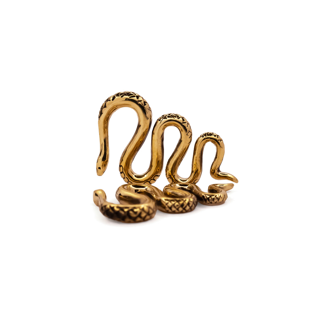 Golden Snake Ear Hangers