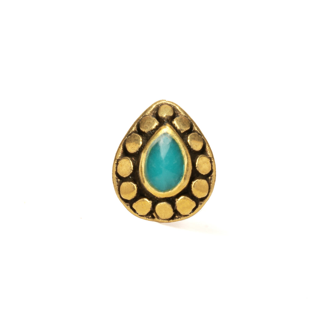 Golden Tara Labret with Turquoise