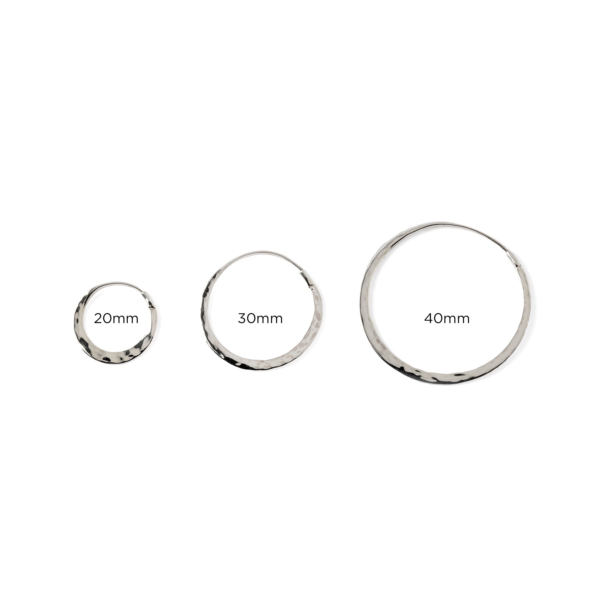 Hammered Hoops