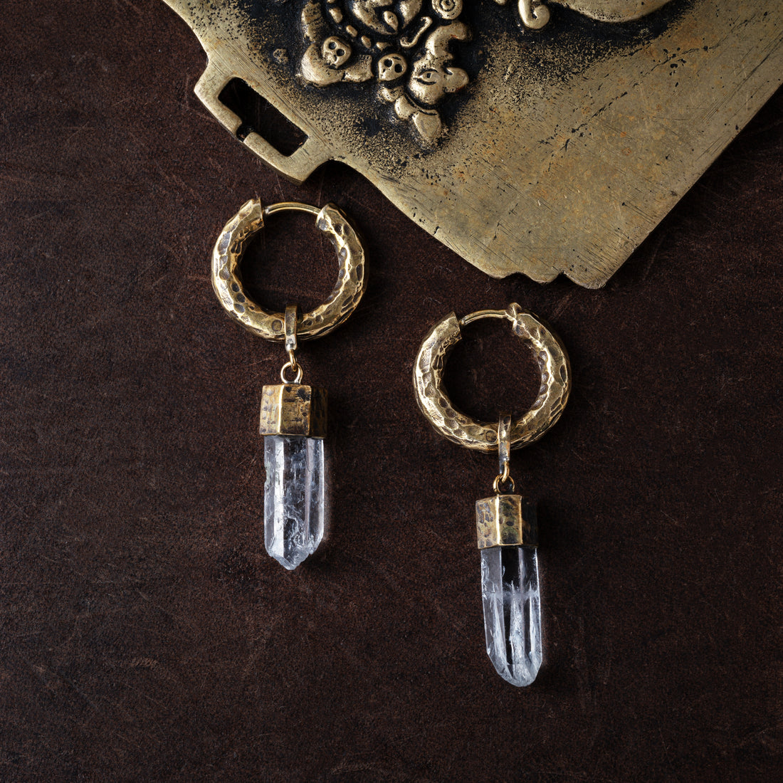 Crystal Clicker Earrings