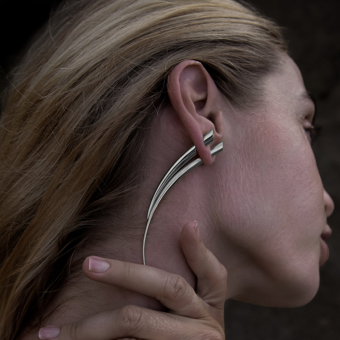 Extra Long Camden Silver Spike