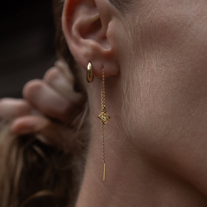 Neptune Threader Earrings