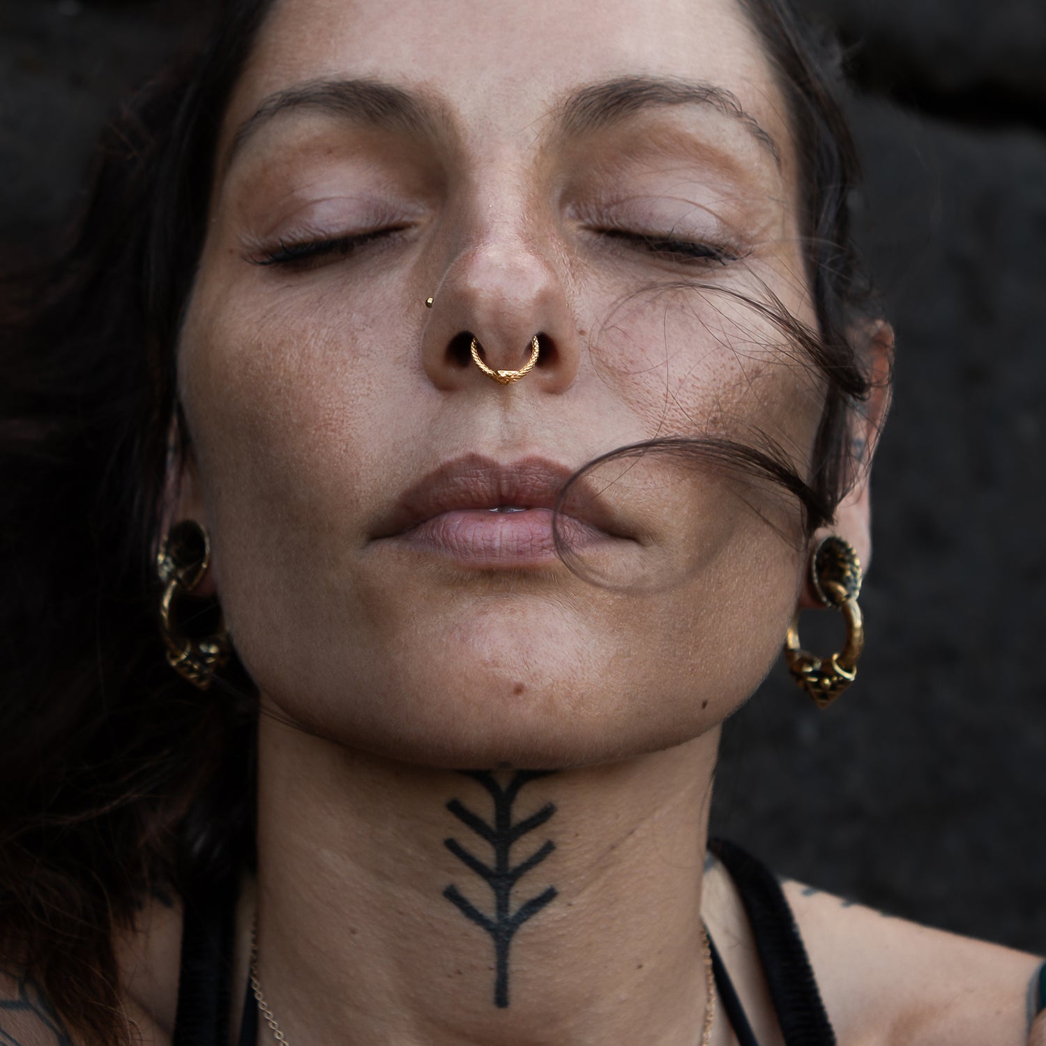 Golden Python Septum Clicker