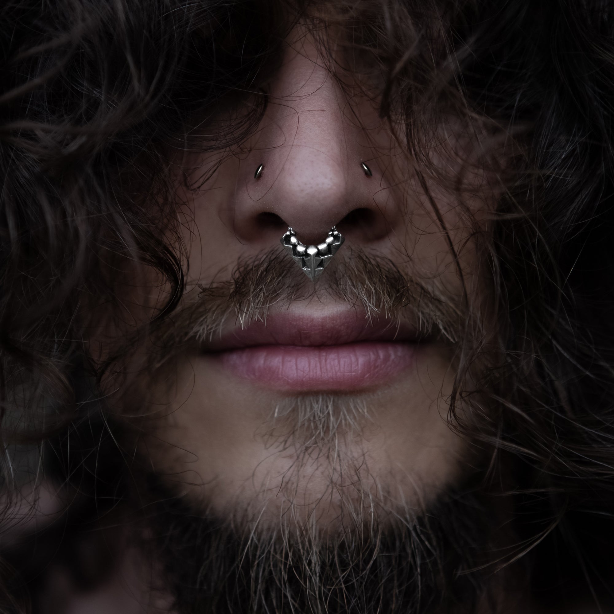 Karnataka Silver Septum Ring