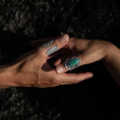 Hill Tribe Silver Open Band Ring