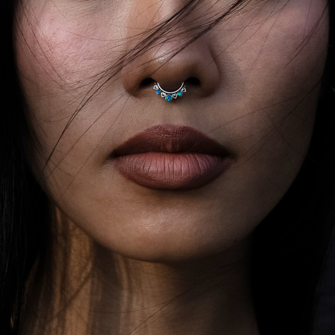 Neptune Septum Clicker with Opal