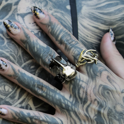 Entwined Horn Ring