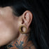 model wearing Iriya Lotus Petals Plug Tunnels