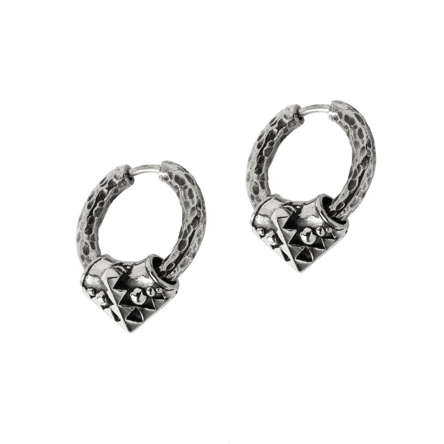 Karnataka Silver Hoop Earrings