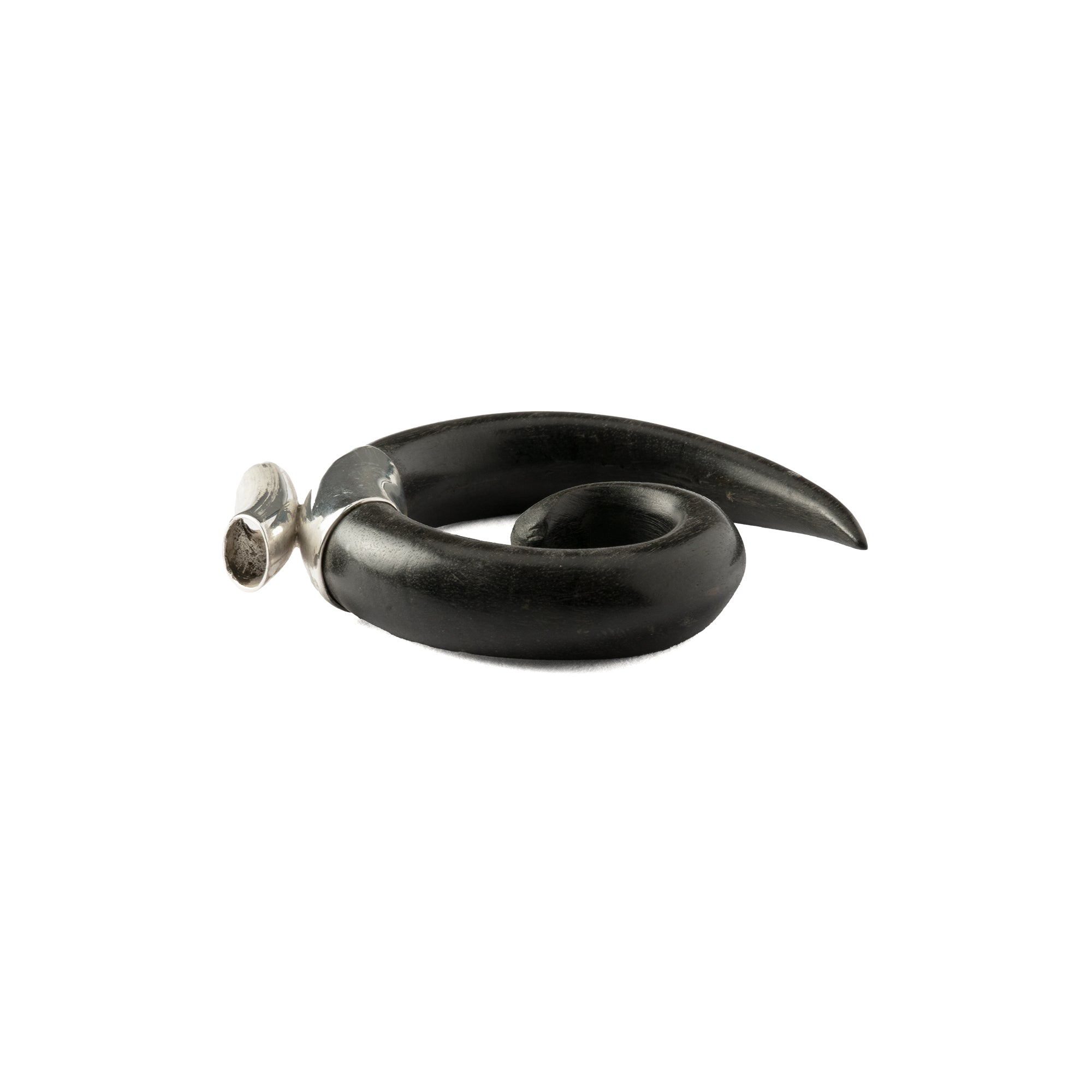 Koru Blackwood Spiral Pendant