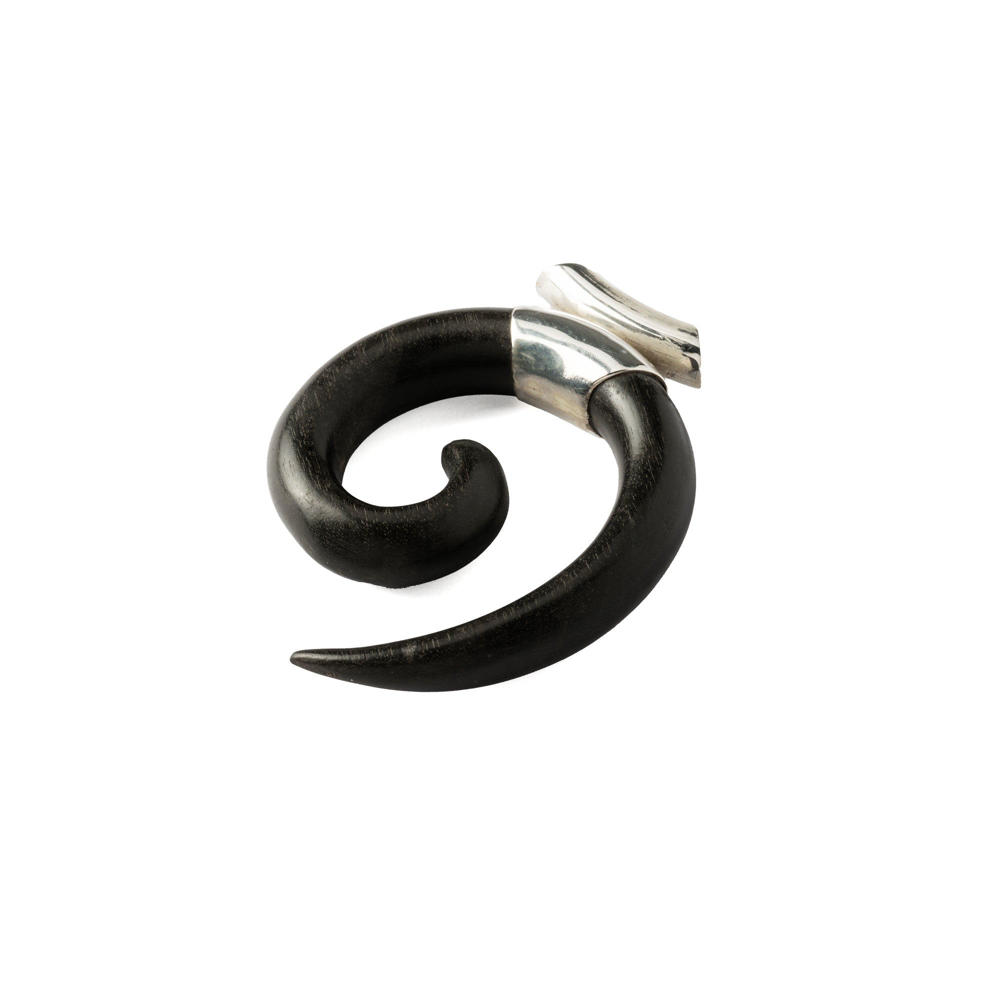 Koru Blackwood Spiral Pendant