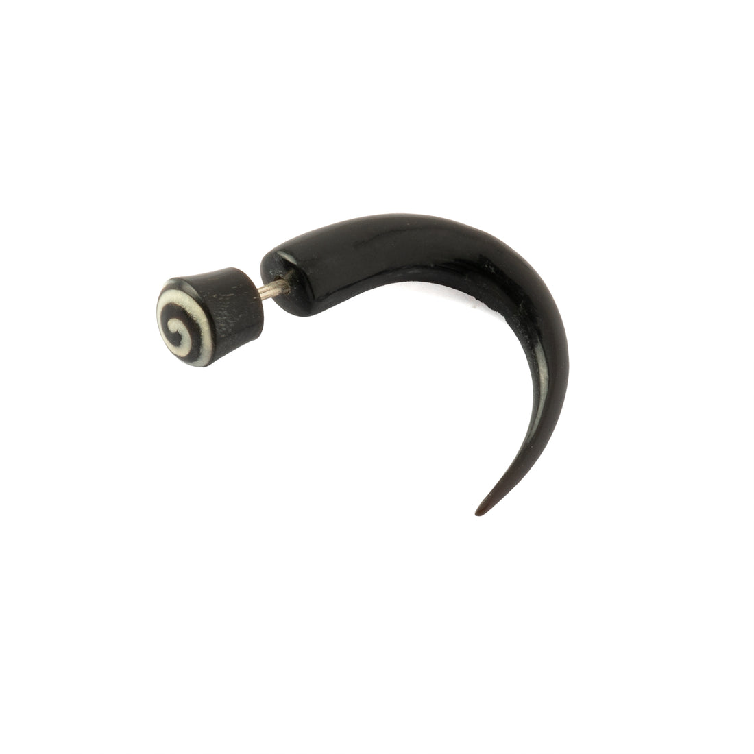 Las Dalias Spiral Fake Gauge Earrings