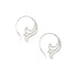 Lily Silver Earrings frontal view