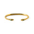 Nagi Gold Cuff with Emerald frontal view