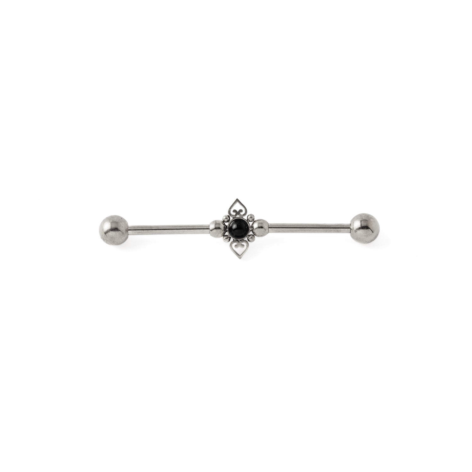 Neptune Industrial Barbell with Onyx frontal view